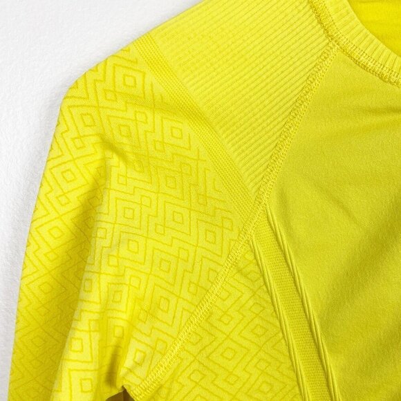 ATHLETA | Yellow Fast Track Half Zip Pullover Jacket Small - Picture 4 of 7